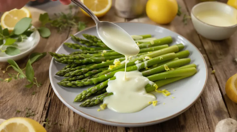 Arrêtez la hollandaise lourde : cette sauce express en 2 minutes change tout avec les asperges