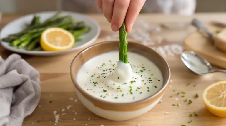 Cette sauce légère prête en 2 minutes accompagne parfaitement les asperges, voici pourquoi