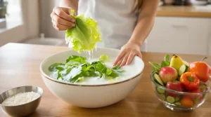 Ne jetez plus l’eau de riz : l’astuce coréenne qui élimine jusqu’à 90 % des pesticides des légumes