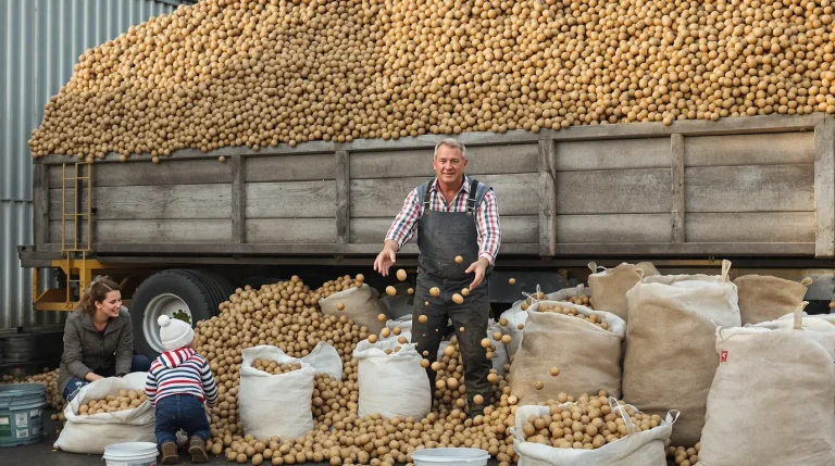 Pas-de-Calais : un agriculteur offre gratuitement ses pommes de terre invendues au lieu de les jeter
